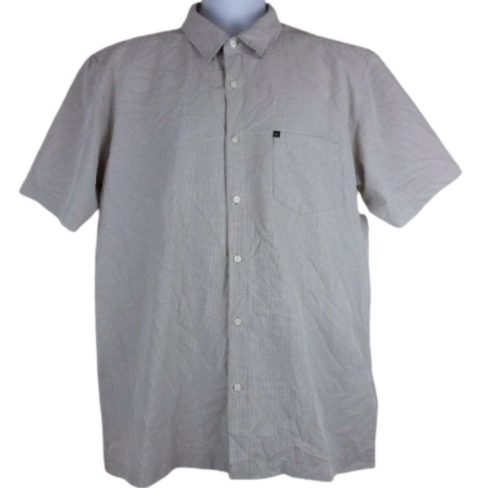 Quiksilver Shirt Button Front S/S Spread Collar